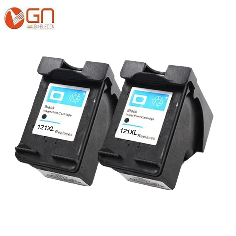 Чернильный картридж GN для принтеров HP 121 121XL XL BK CC641HE CC644HE 641 чернила Deskjet D2563 F4563 F4283