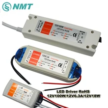 Светодиодный Питание 12 V 18 W 72 фары для 100 Вт импульсный 220 DC/DC LED