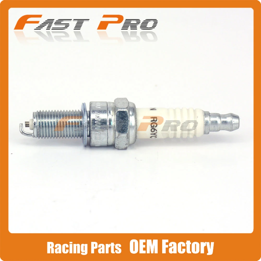 

Motorcycle Ignition Spark Plug RG6YC For ZS177MM ZONGSHEN Engine NC250 KAYO T6 BSE J5 RX3 ZS250GY-3 4 Valves Parts