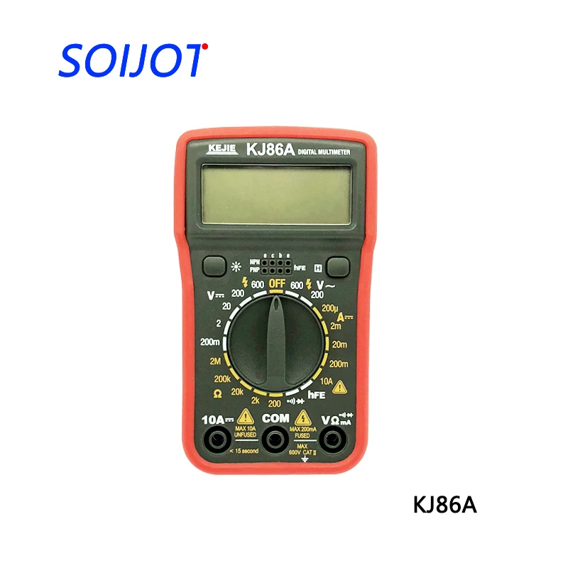 SOIJOT KJ39E AC DC ЖК монитор профессиональный электрический ручной тестер метр