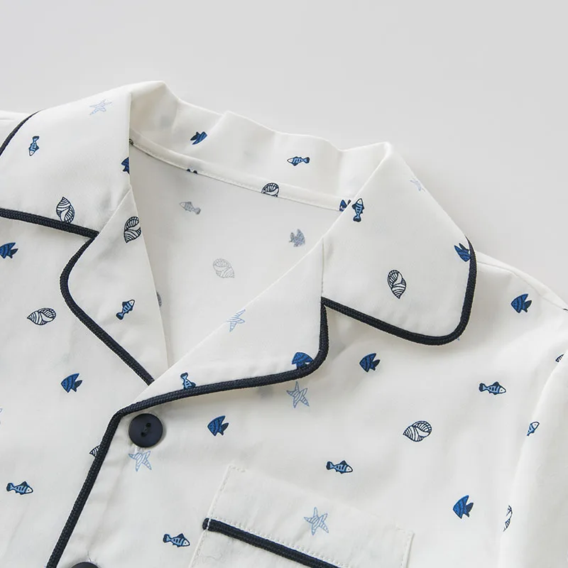 Dave bella DB10488 пижамные комплекты для маленьких мальчиков летняя модная Пижама