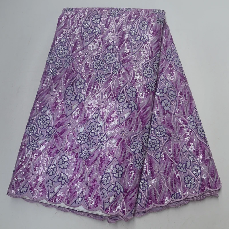 Последовательность камни двойной органзы кружевной ткани вышитые африканская