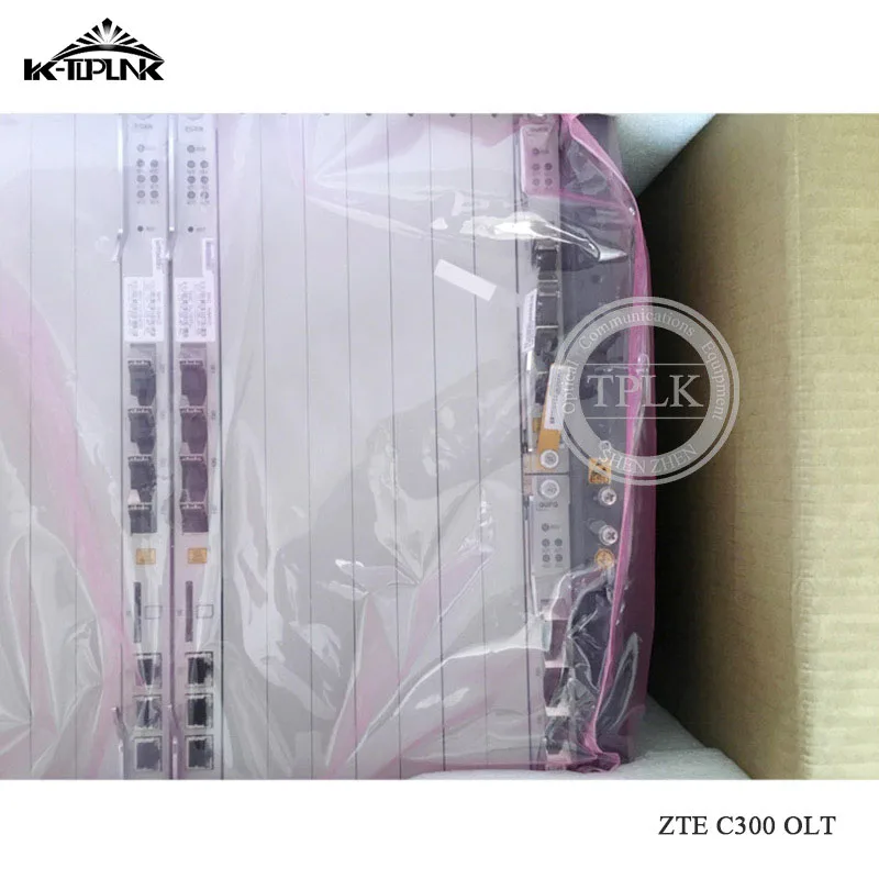 ZTE C300 OLT ZXA10 2 * HUVQ 10GE Uplink SCXM Control PRWG 1 GTGH 16 портов c ++ Оптический линейный терминал