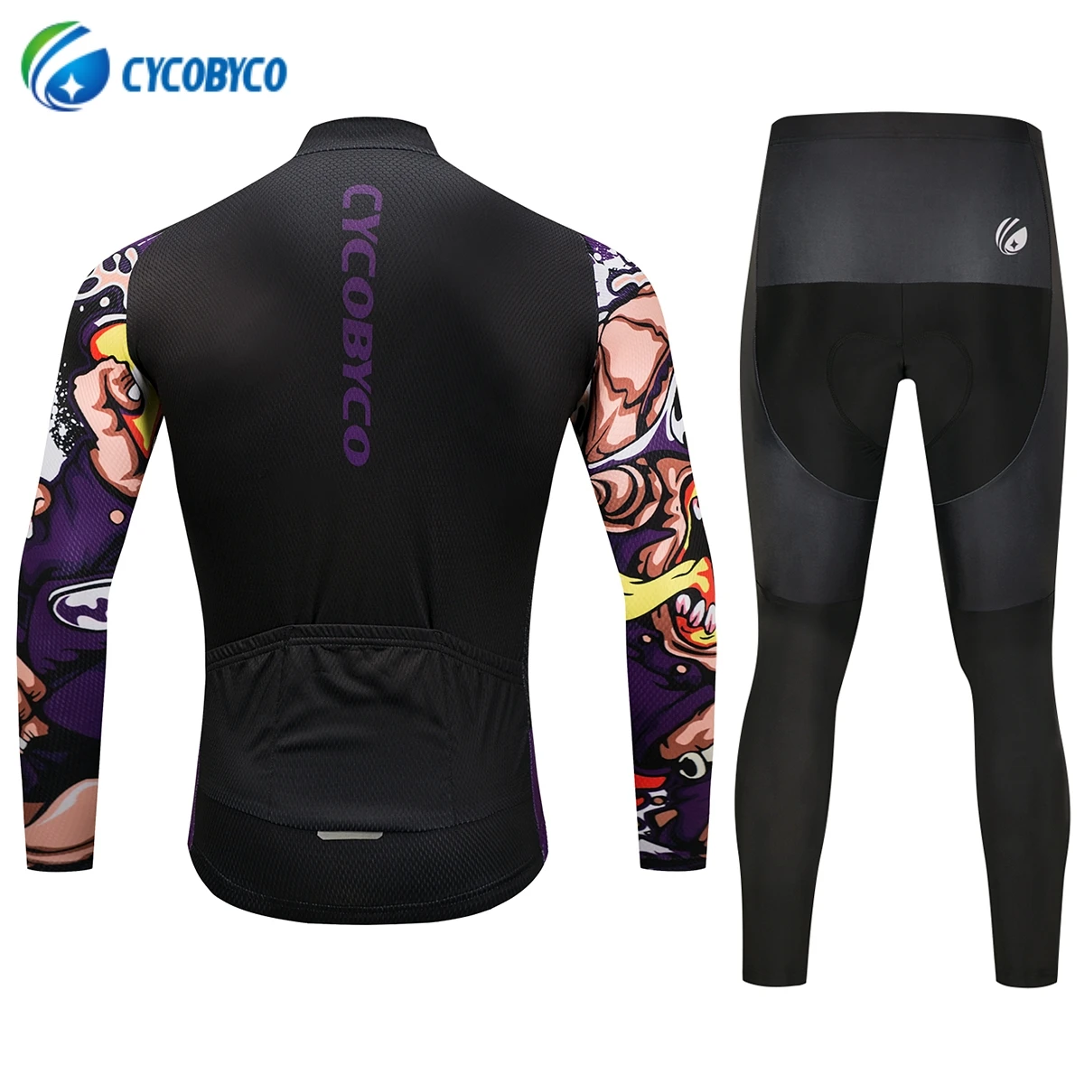 

Cycobyco Long Sleeve Cycling Jersey Sets Racing Bicycle Clothing MTB Bike Wear Clothes Maillot Roupa Ropa De Ciclismo Hombre