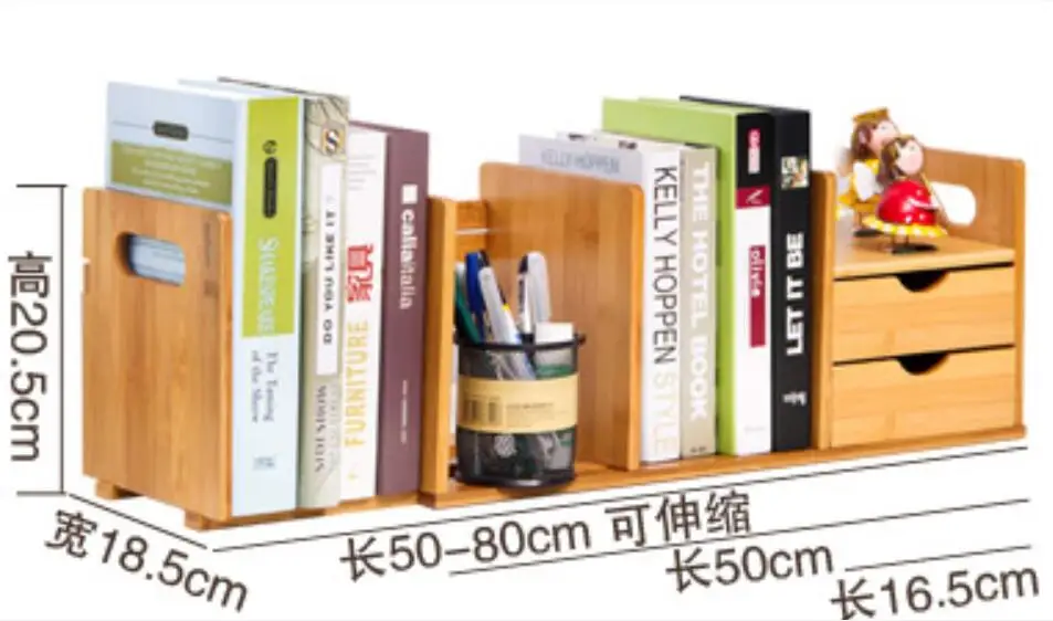 Экологичные бамбуковые книжные шкафы стол bookrack полка для вещей стеллаж