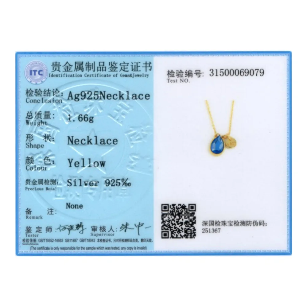 Ожерелье с кристаллами от Swarovski LEKANI ожерелье подвеской в форме капли из серебра 925