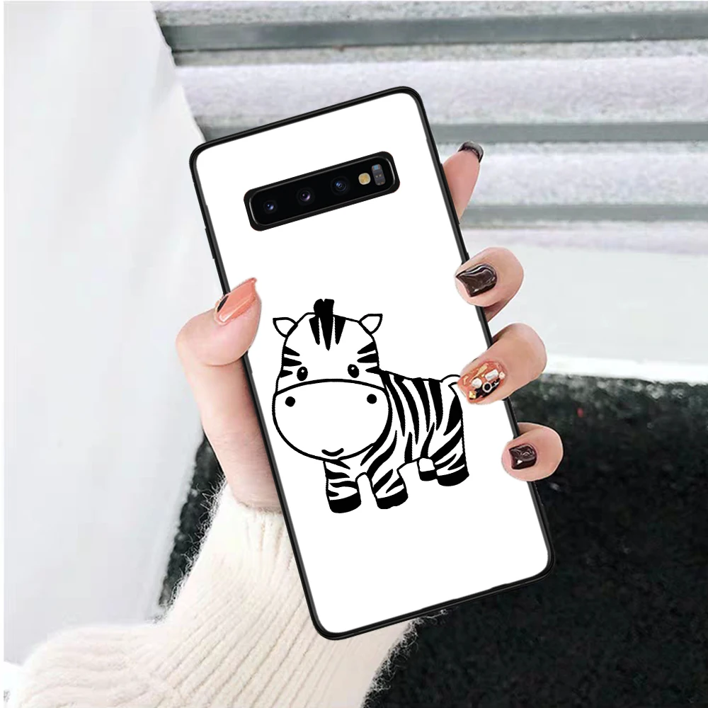 Cartoon zebra supreman stripe Silicone Case for Samsung S6 Edge S7 S8 Plus S9 S10 S10e M10 M20 M30 M40 | Мобильные телефоны и