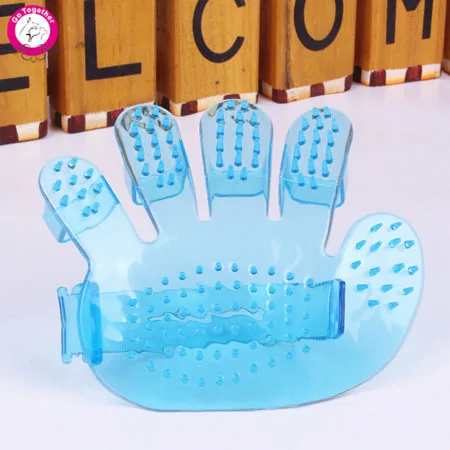 Щетка для ванной домашних животных Массажная щетка чистки собак перчатка ухода