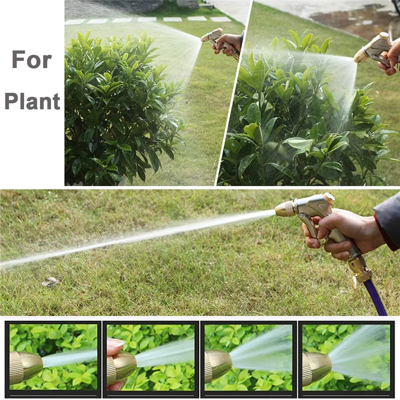 FIRMOR High Pressure Power Water Gun 4 Watering Patterns Garden Hose Nozzle Spray Sprinkler Cleaning Tool | Дом и сад