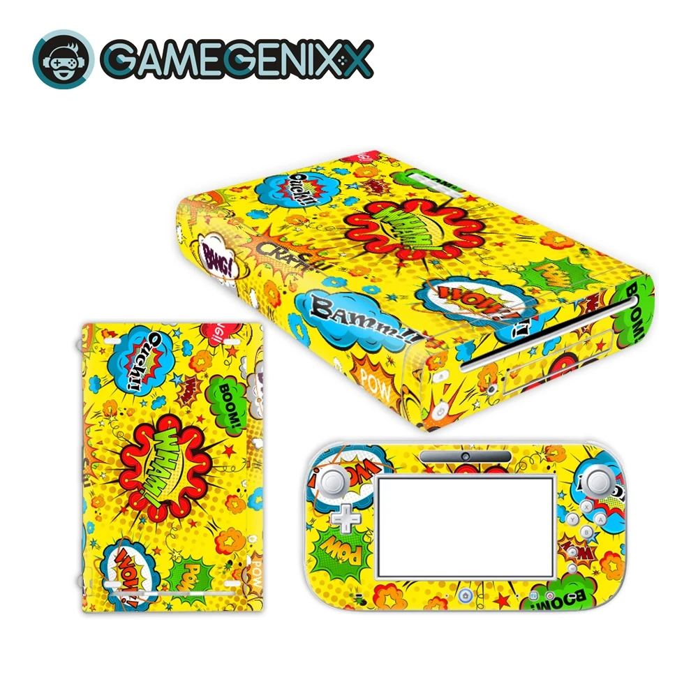 GAMEGENIXX Виниловая Наклейка защитная Пылезащитная пленка для Nintendo WiiU-граффити на заказ