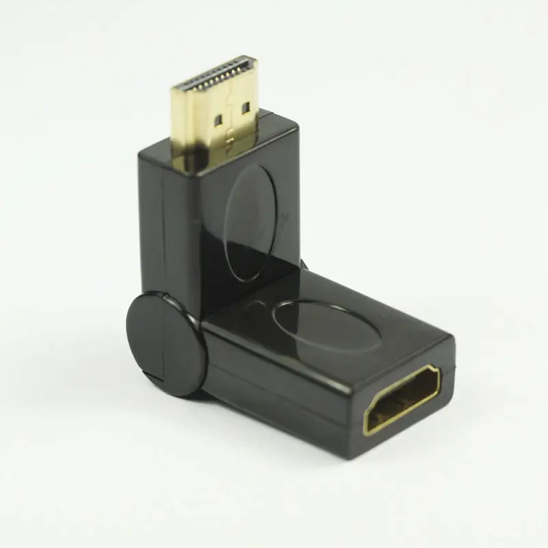 Полезная 180 градусов вращающийся HDMI Женский на обоих концах для подключения