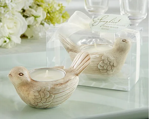 Свадебные сувениры Подсвечник Songbird для чая подсвечник Love Bird 6 шт./партия