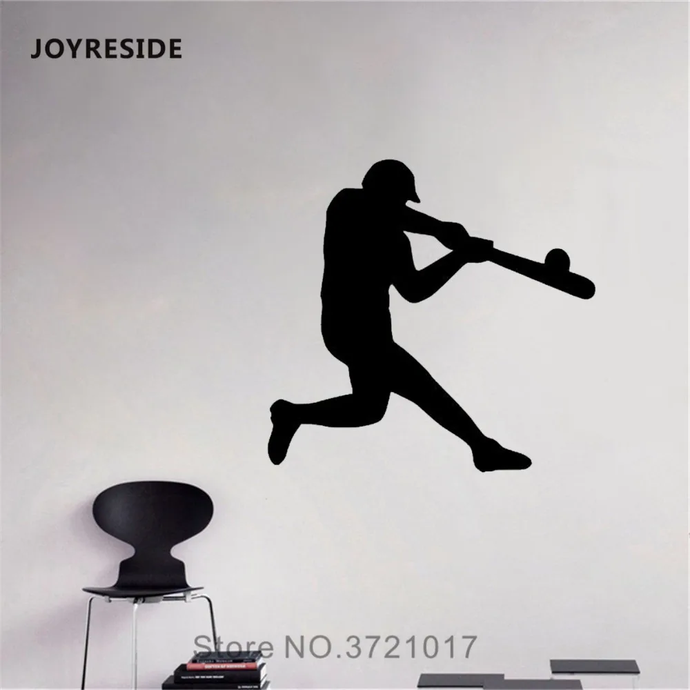 Joyestee бейсбольные настенные спортивные наклейки ударные виниловые для детей