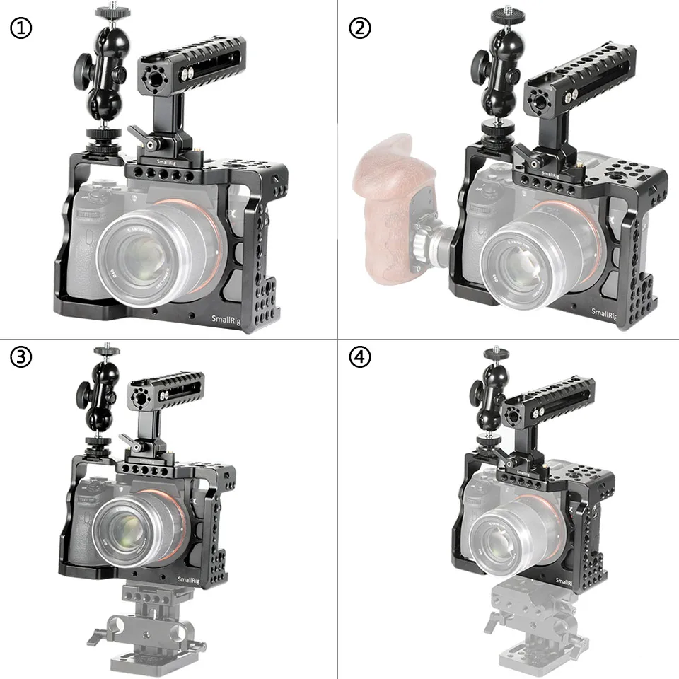 Комплект клетки SmallRig a7iii a7riii для камеры Sony A7RIII/A7III клетка с ручкой в стиле НАТО +