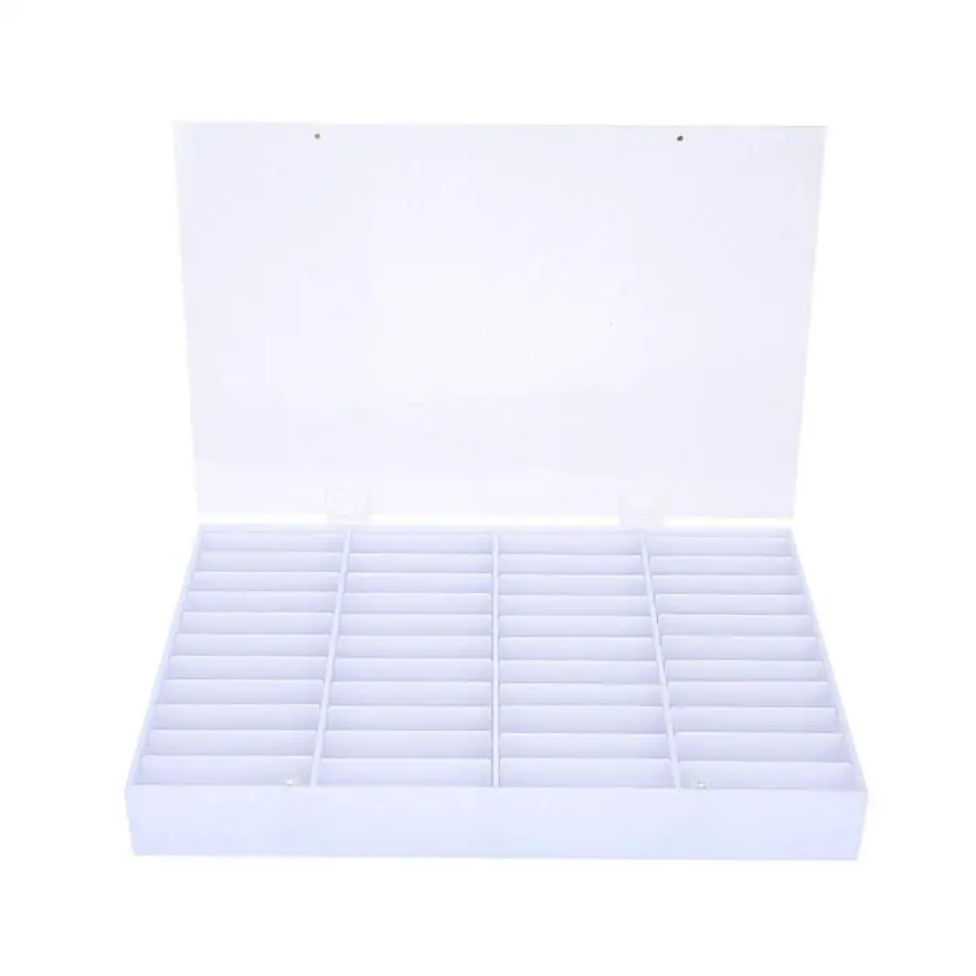44 slots Nail showing shelf Art Training Practical Tips Display Holder Organizer Storage Box 5U0801 |