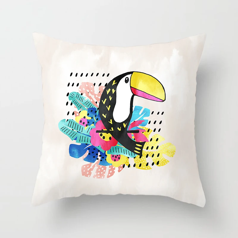 Милый гуашь олень декоративный домашний диван наволочка ДЕКОР Автомобильная