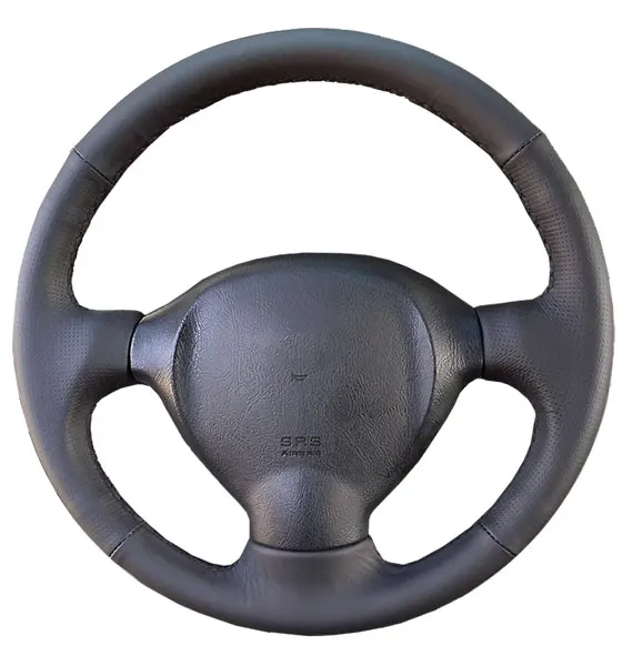 Чехол рулевого колеса автомобиля из натуральной кожи для hyundai Santa Fe 2001 2002 2003 2004-2006/Специализированная оплетка руля