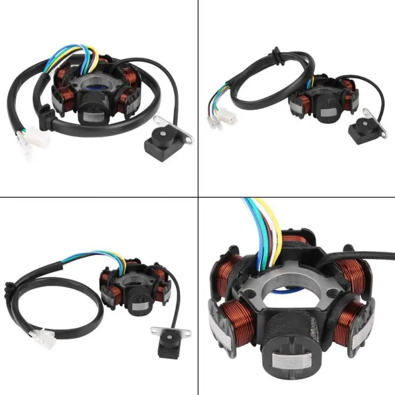 Магнитный статор зажигания с 6 катушками для скутера GY6 50 110 150cc мопеда картинга