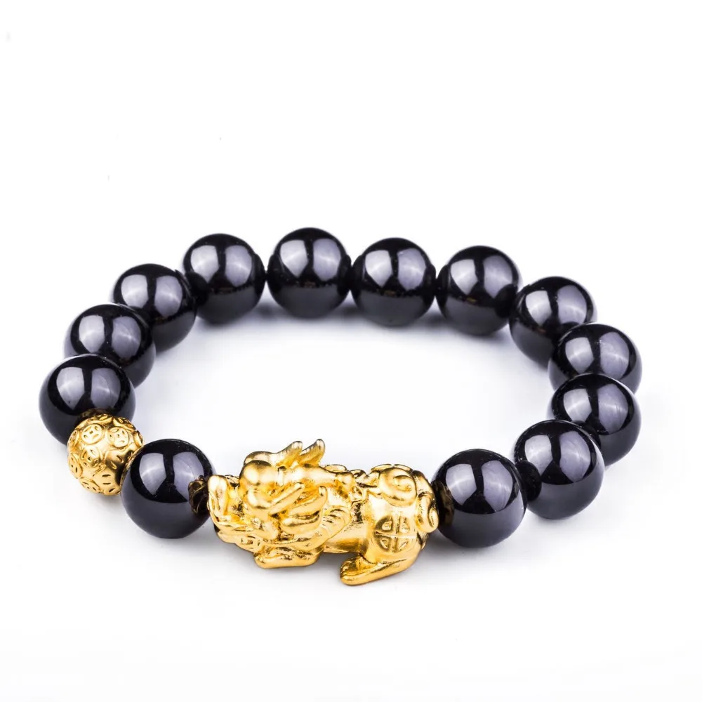 Браслет для отцов с передачей бусин можно выбрать стиль и цвета черный камень