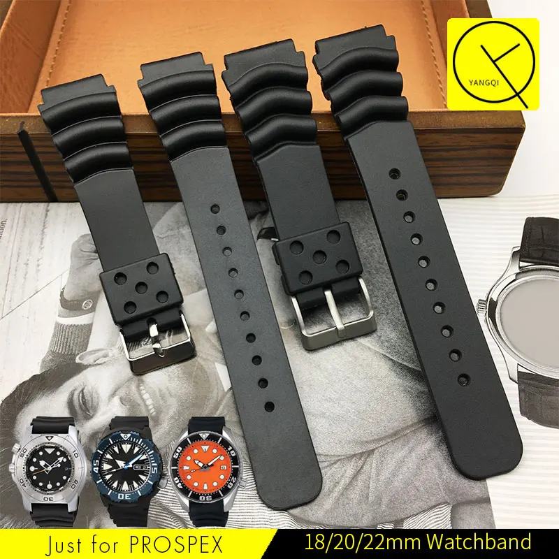 

Diver Rubber Watch Strap Silicone Bands for Seiko PROSPEX SKX171 SKX173 SBBN013 SRP777J1 SRP581J1 18mm 20mm 22mm 24mm Black Tool