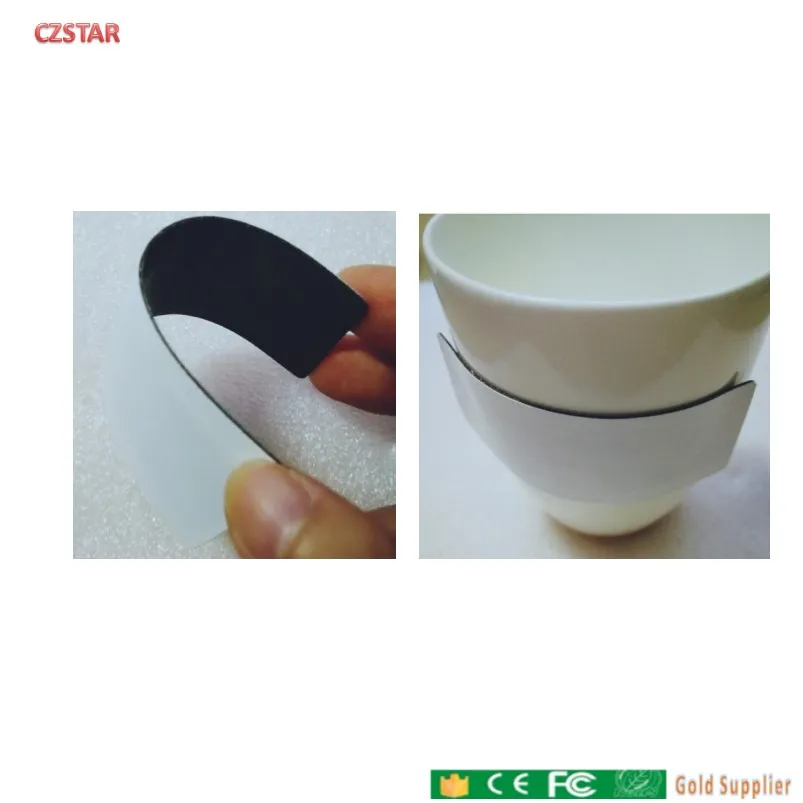 Тонкий мягкий ПВХ UHF RFID Анти металлический tag 915 МГц 868 Impinj Monza R6 EPC C1G2 6C печатная