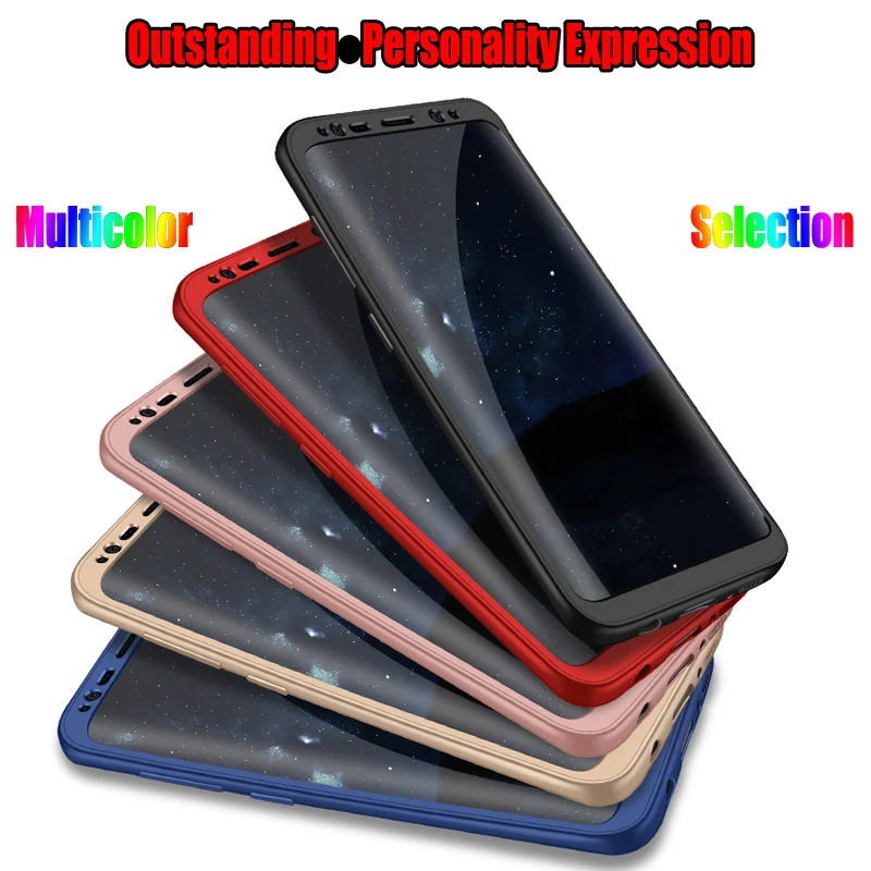 Luxury 360 Full Body Cover Case For Samsung Galaxy S8 Plus Cases Ultra Thin Protection S7 Edge S6 Note 8 |
