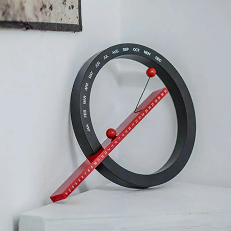 Креативные настенные часы с магнитным шаром 3d календарь вечный Новинка 2019