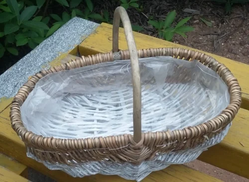 Бесплатная отправка Ивы корзины цветов плетеная цветочный горшок с загородный