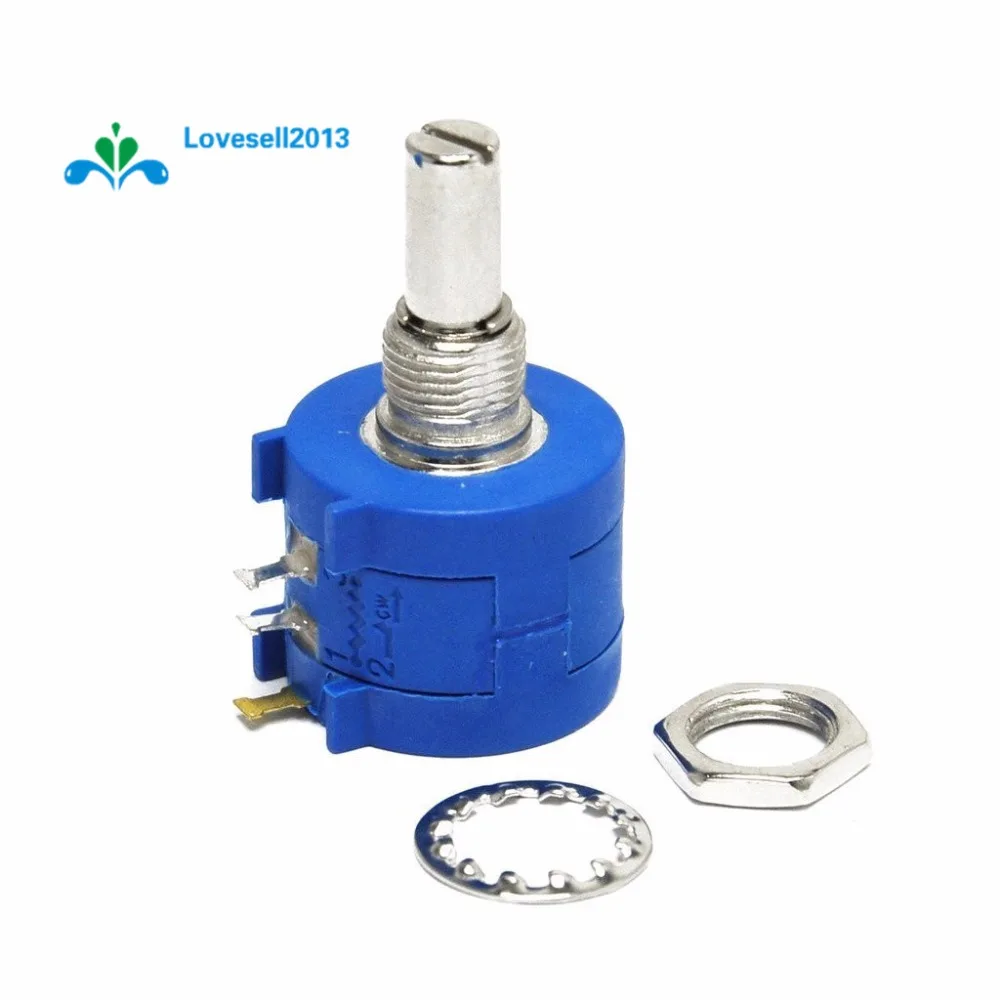 Поворотный проволочный прецизионный потенциометр 3590S 2 104L 100K Ohm 10 оборотов|turn|turn