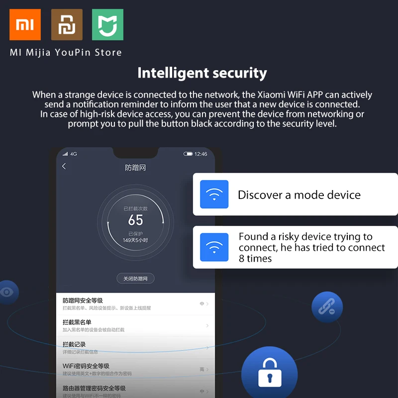 Оригинальный роутер Xiaomi Mi 4A двухдиапазонный 2 4 ГГц 5 антенны переменного тока
