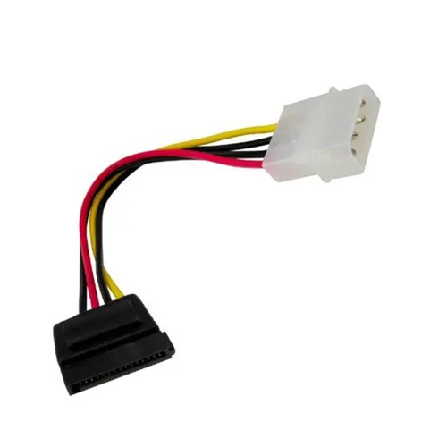 Горячая Новинка 6 дюймов 4pin мужской Molex ~ SATA 24pin Женский адаптер питания кабель