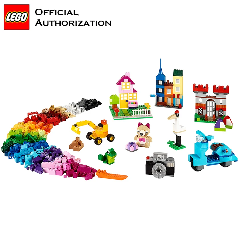 Legoia блоки для укладки Классическая серия 790 шт. аксессуары игрушки 10698 коробка