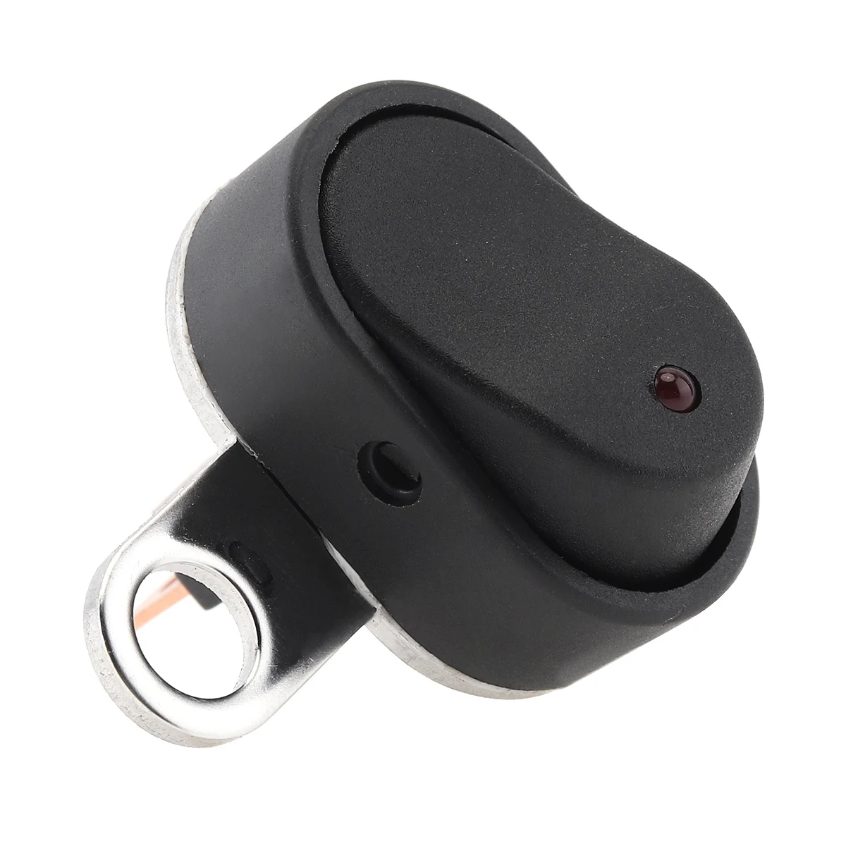 

12V Motorcycle Self locking Switch Motorbike Scooter Bracket Self Locking Switch with Red Indicator Light for Kawasaki
