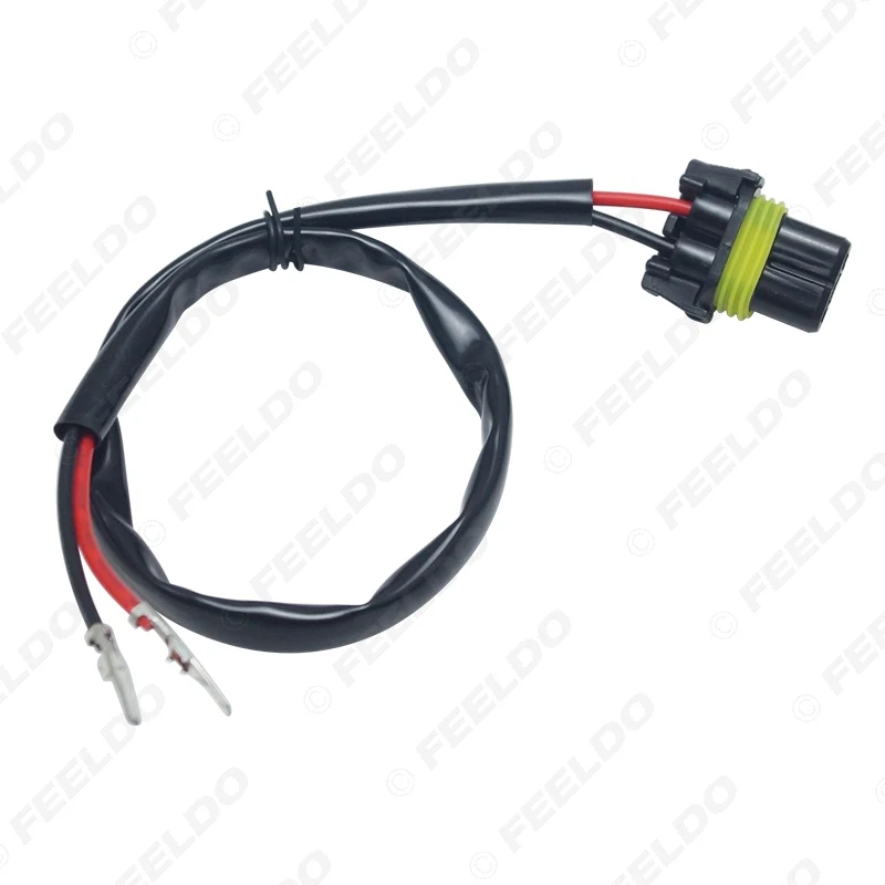 FEELDO 1 шт. комплекты автомобильных H11-Pin 9005/9006 Женский Кабель питания HID
