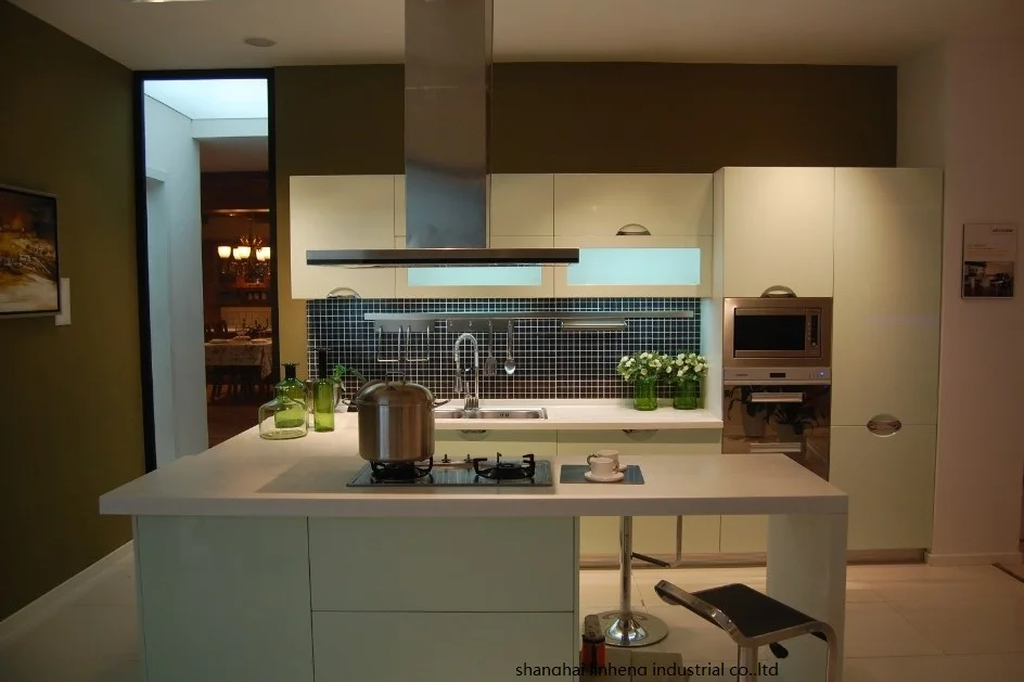 

High gloss/lacquer kitchen cabinet mordern(LH-LA060)