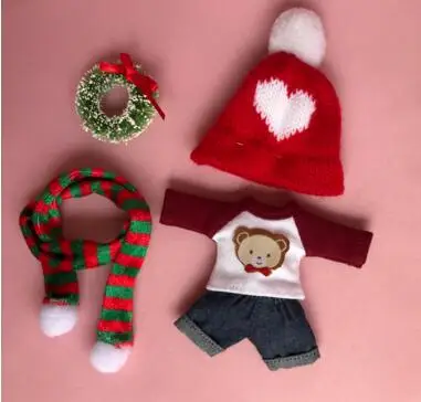2 Зимняя одежда Набор для Obitsu11 OB11 1/12 кукла OB11 кукла gsc molly доступна для cu-poche OB11 Аксессуары куклы - Цвет: 2