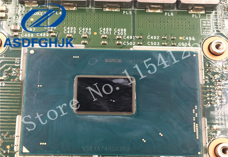 Материнская плата для ноутбука MSI Apache Pro GE62 6QD-004US MS-16J51 MS-16J5 материнская DDR3 SR2FQ