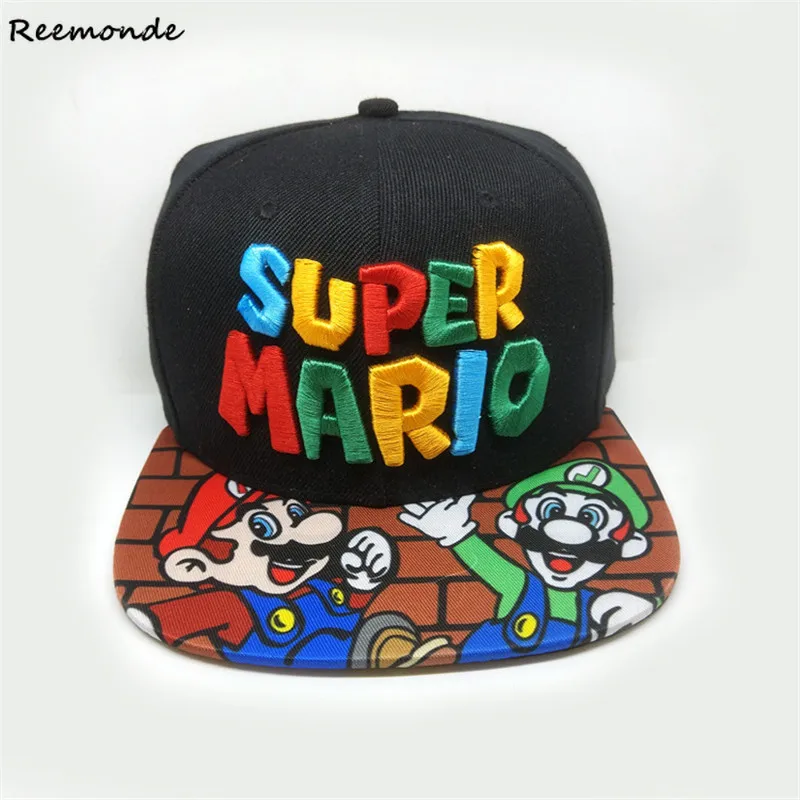 Шапки Super Mario Bros, бейсболки для косплея Марио Луиджи Йоши, бейсболки с персонажами из мультфильмов для взрослых, повседневные Летние солнцезащитные шапки для пар, кепки в стиле хип-хоп