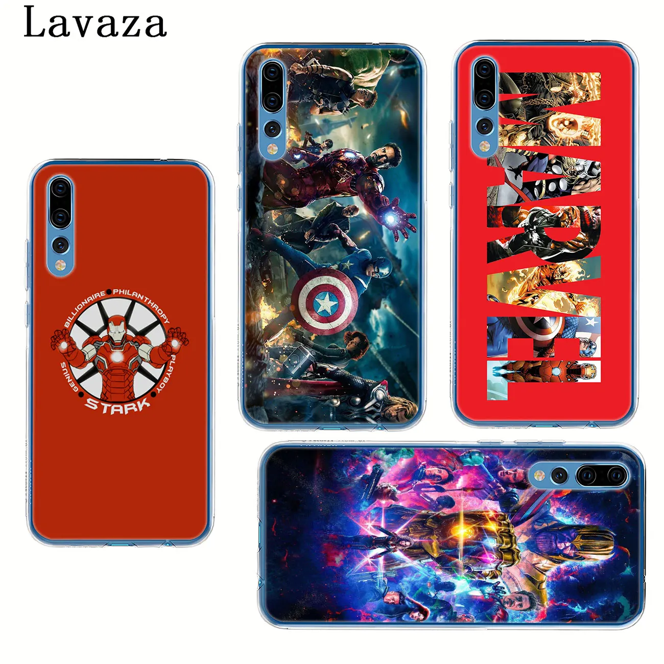 Lavaza Marvel Avengers Endgame logo Thanos Case for Huawei P30 Pro P20 P10 P9 Plus P8 Lite Mini 2016 2017 P smart Z 2019 | Мобильные