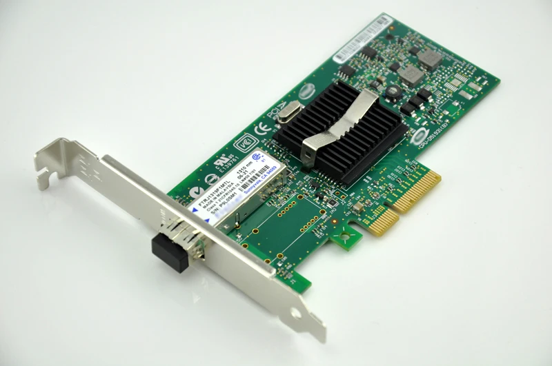 Адаптер для сервера NIC PCIe X4 1000 Мбит/с модуль с одним режимом SFP LX EXPI9402PF бесплатная