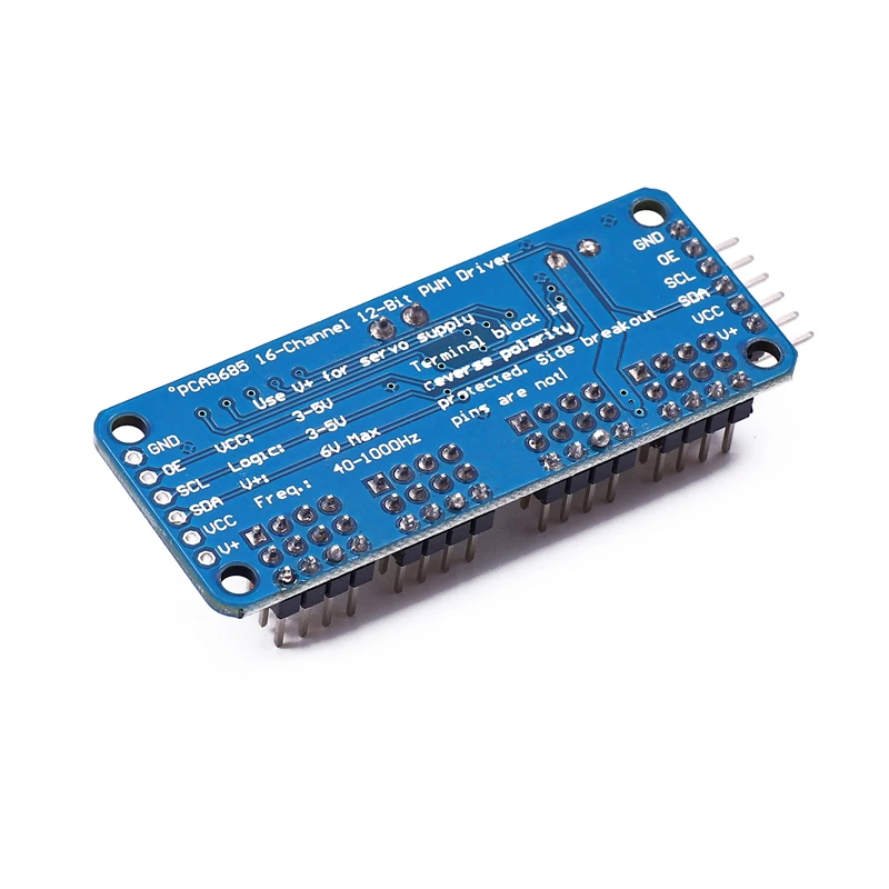 1 шт./16-канальный 12-битная ШИМ/сервопривод-I2C интерфейс-PCA9685 для Arduino Raspberry Pi DIY Servo Щит Модуль
