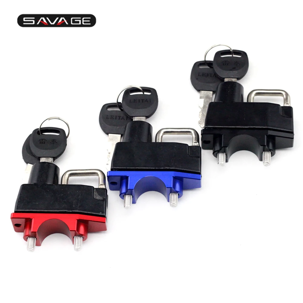 

Helmet Lock For YAMAHA XT225 TTR250 TW200 XT660X TX1200Z Hanging Hook 2 Keys Durable Handlebar Clamp Motorcycle Accessories