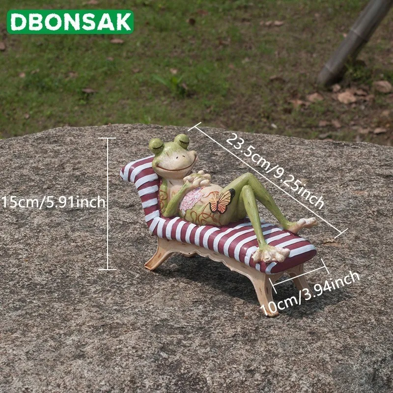 Декоративная лягушка из смолы садовая скульптура лягушки животного для дома
