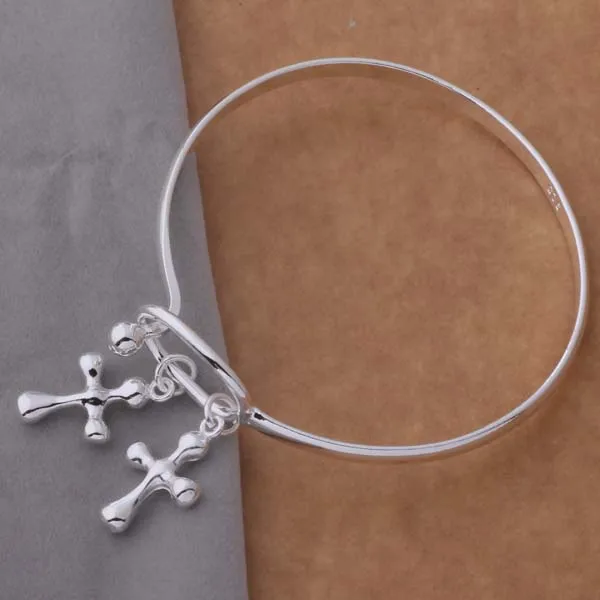 AB154 wholesale silver color bracelet fashion jewelry cross ring form /gjtapbaa cvialmpa | Украшения и аксессуары