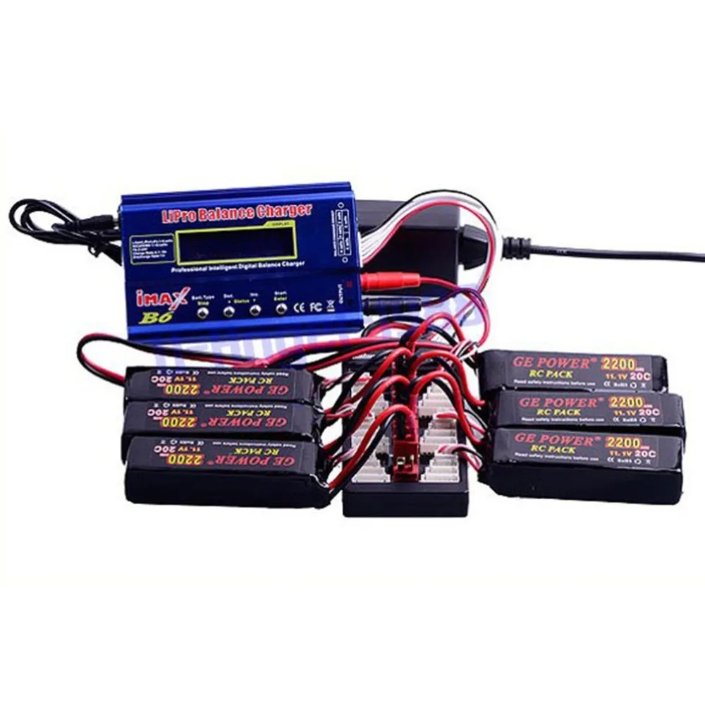 HotRc XT60 2 S-6 S разъем Lipo батарея параллельная зарядка плата для RC IMAX B6 зарядное