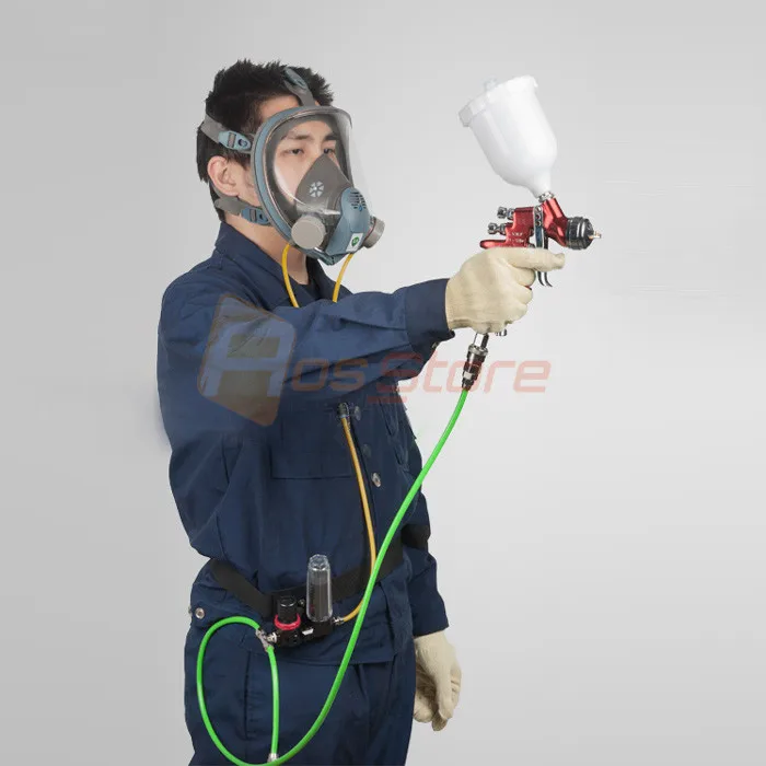 AIR FED полный уход за кожей лица дыхательная маска комплект капот респиратор для