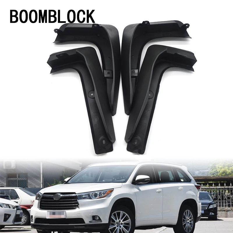 BOOMBLOCK 1 комплект автомобильные передние и задние брызговики для Toyota Highlander/Toyota Kluger