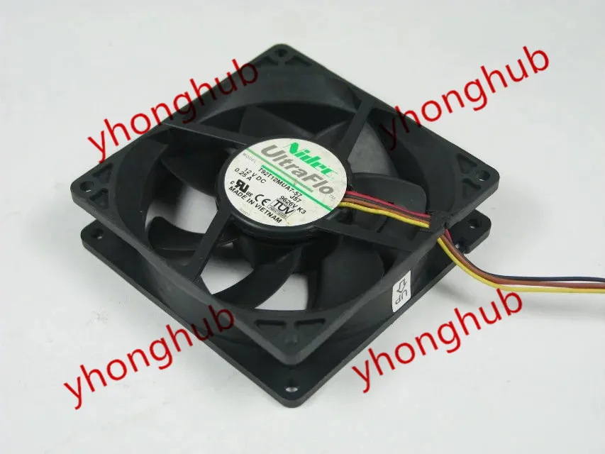 Вентилятор охлаждения сервера Nidec T92T12MUA7-57 J57 DC 12V 0.25A 90x90x25 мм