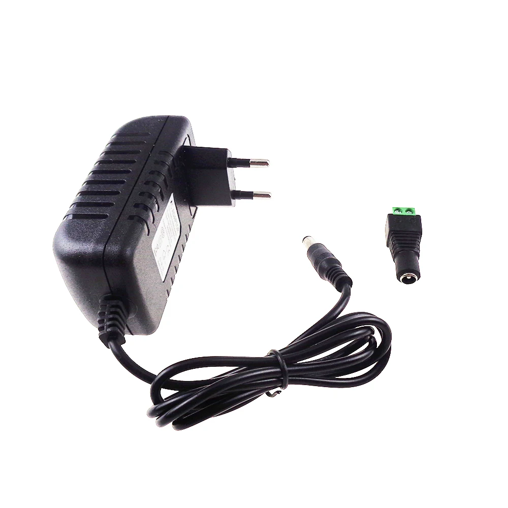 Адаптер питания с гнездом постоянного тока 3A для одноцветной светодиодной ленты