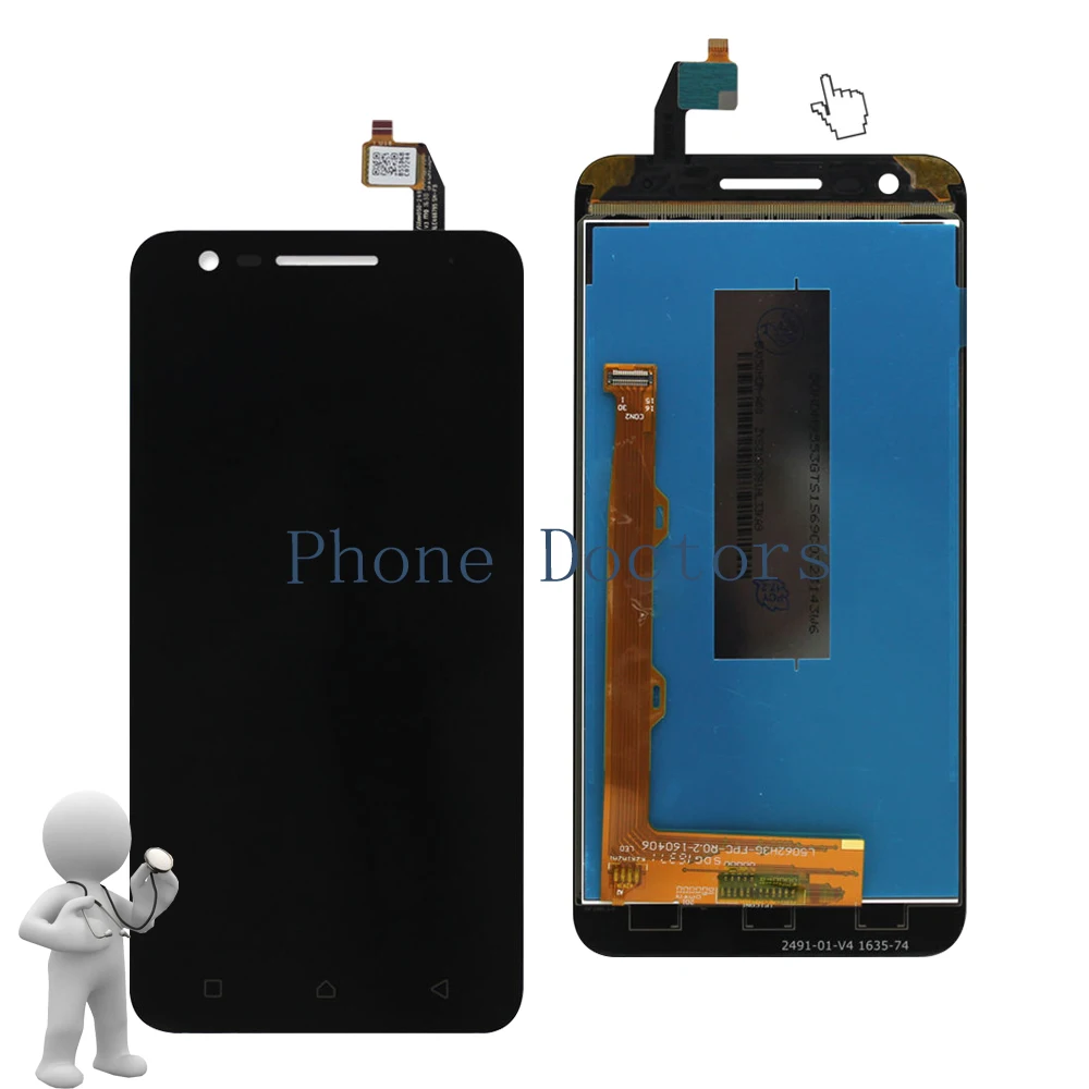 5 0 ''AAA качество ЖК дисплей для Lenovo Vibe C2 K10a40 сенсорный экран дигитайзер сборка